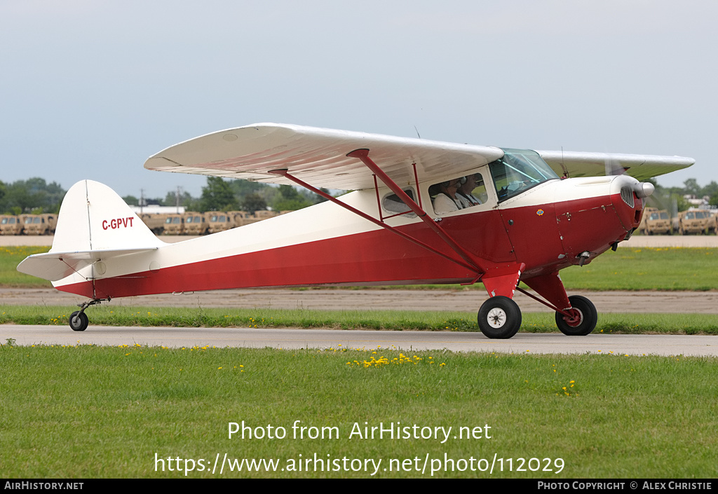 Aircraft Photo of C-GPVT | Taylorcraft BF-12-65 | AirHistory.net #112029