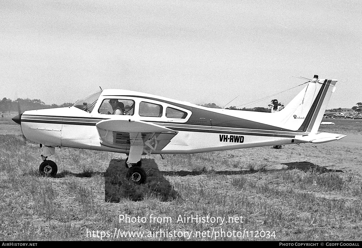 Aircraft Photo of VH-RWD | Beech A23A Musketeer Custom III | AirHistory.net #112034