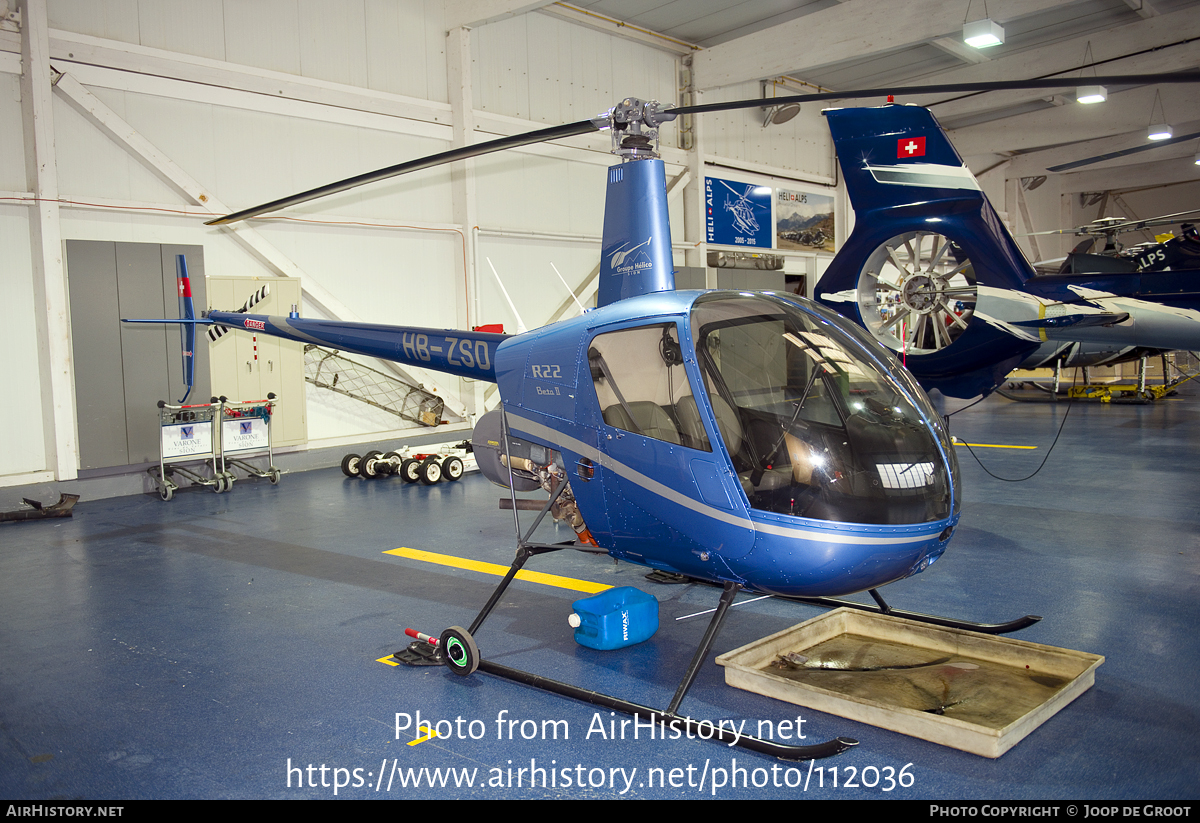 Aircraft Photo of HB-ZSD | Robinson R-22 Beta II | Groupe Hélico Sion | AirHistory.net #112036