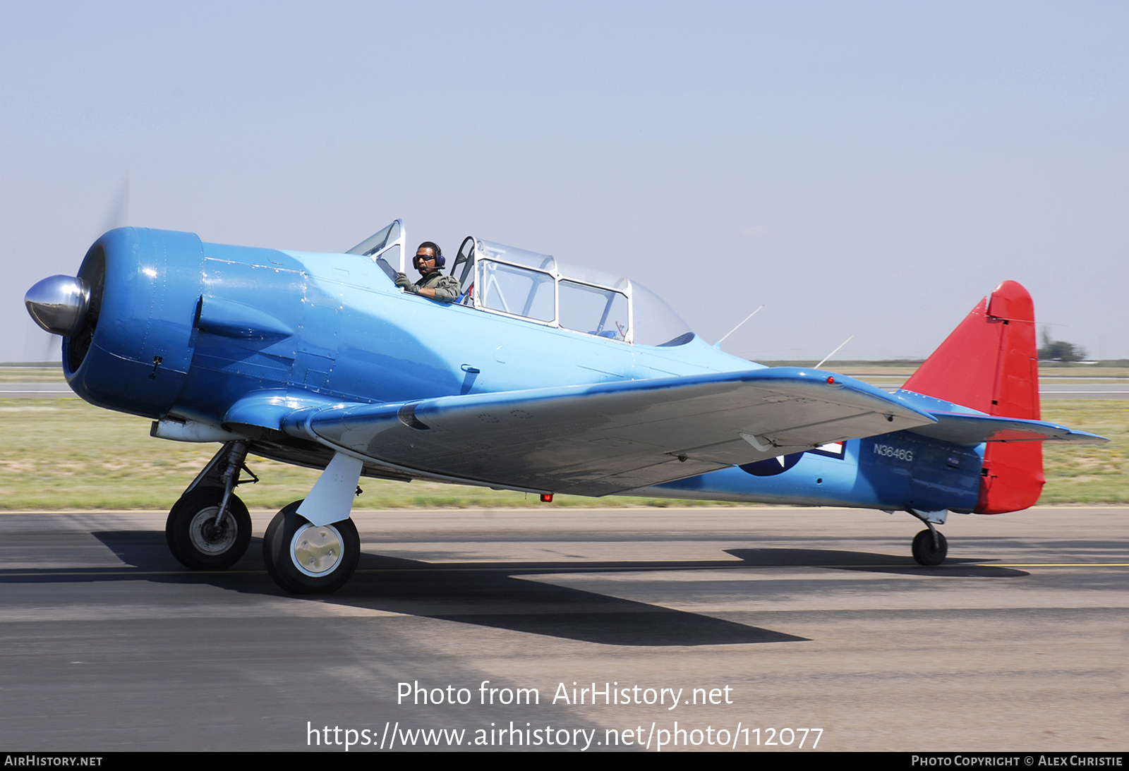 Aircraft Photo of N3646G | North American AT-6D Harvard II | USA - Air Force | AirHistory.net #112077