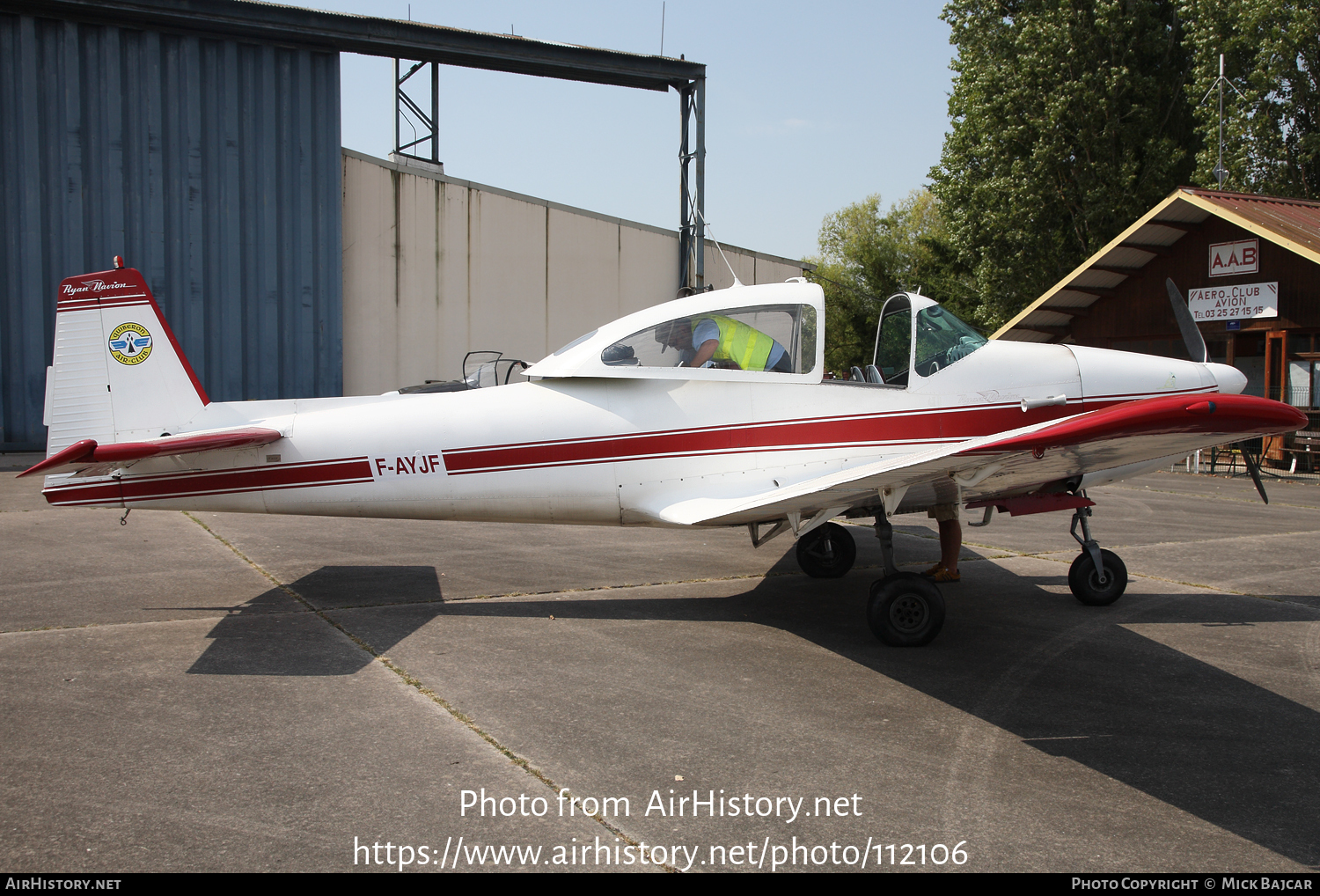 Aircraft Photo of F-AYJF | Ryan Navion | Quiberon Air Club | AirHistory.net #112106