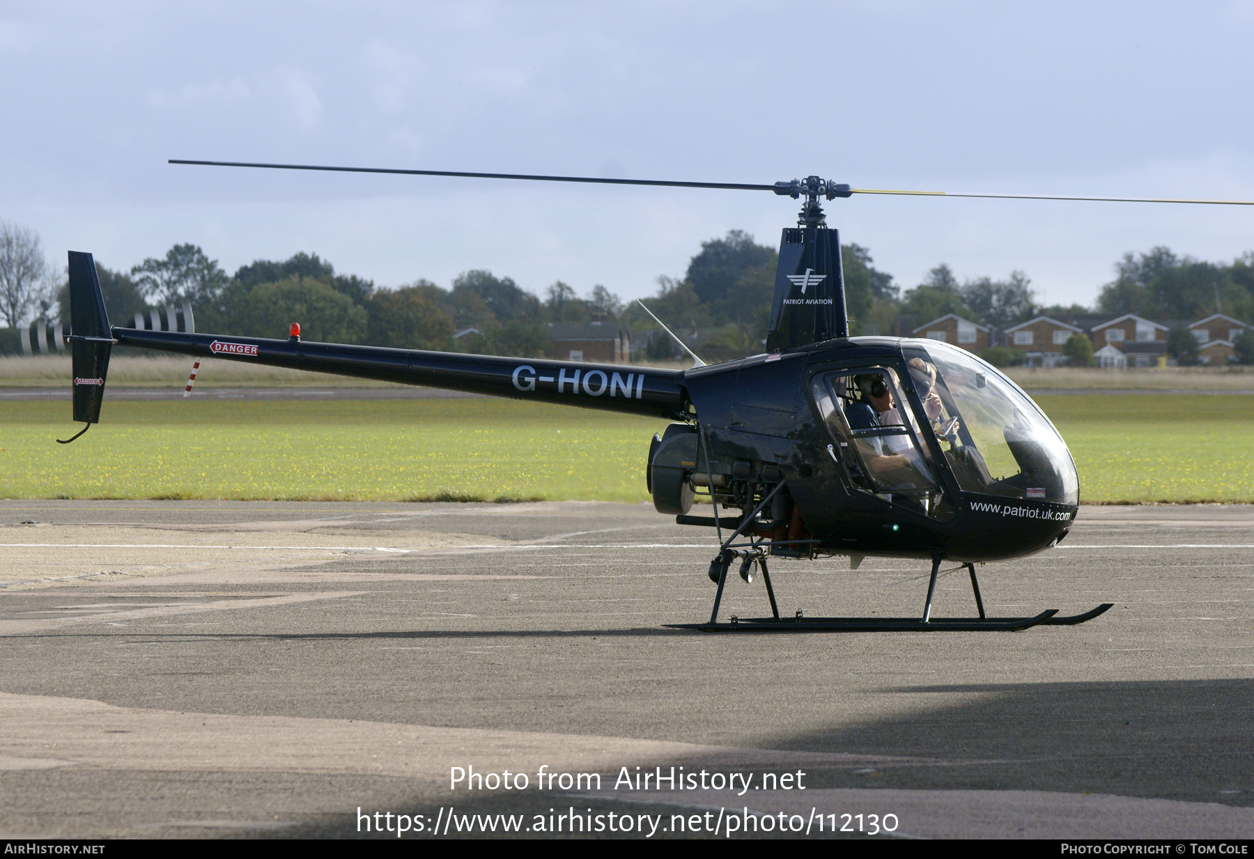 Aircraft Photo of G-HONI | Robinson R-22 Beta | Patriot Aviation | AirHistory.net #112130