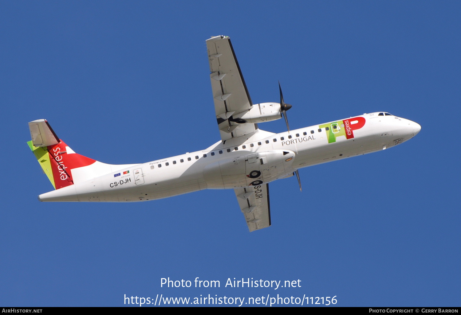 Aircraft Photo of CS-DJH | ATR ATR-72-600 (ATR-72-212A) | TAP Portugal Express | AirHistory.net #112156