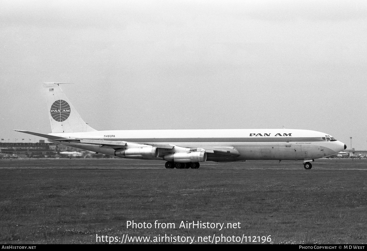 Aircraft Photo of N460PA | Boeing 707-321C | Pan American World Airways - Pan Am | AirHistory.net #112196