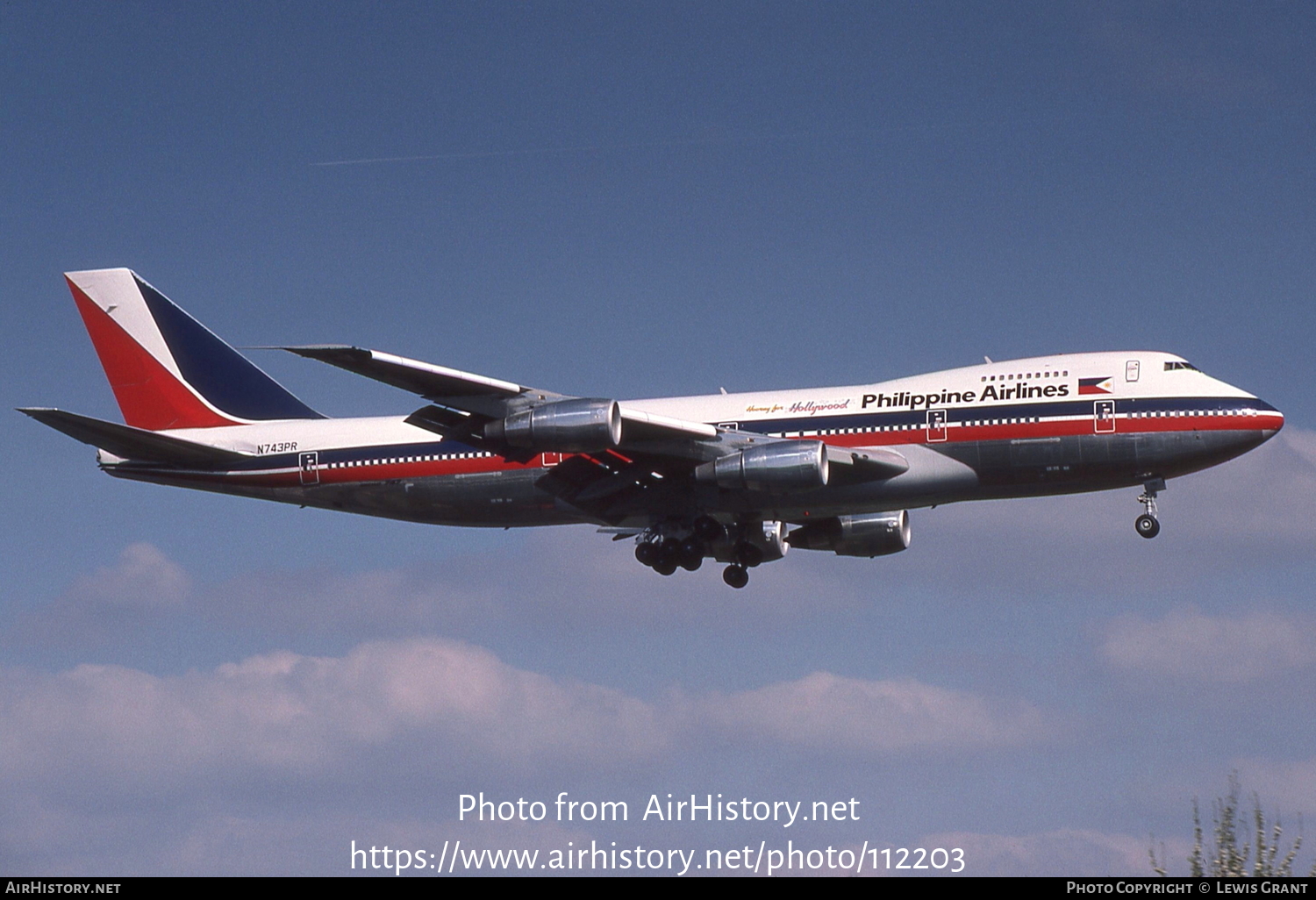 Aircraft Photo of N743PR | Boeing 747-2F6B | Philippine Airlines | AirHistory.net #112203