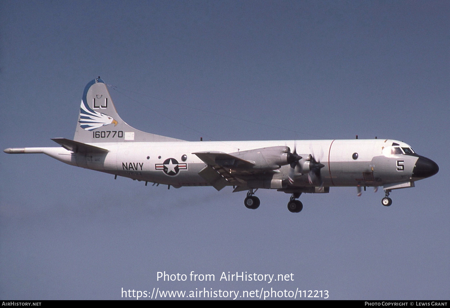 Aircraft Photo of 160770 | Lockheed P-3C Orion | USA - Navy | AirHistory.net #112213