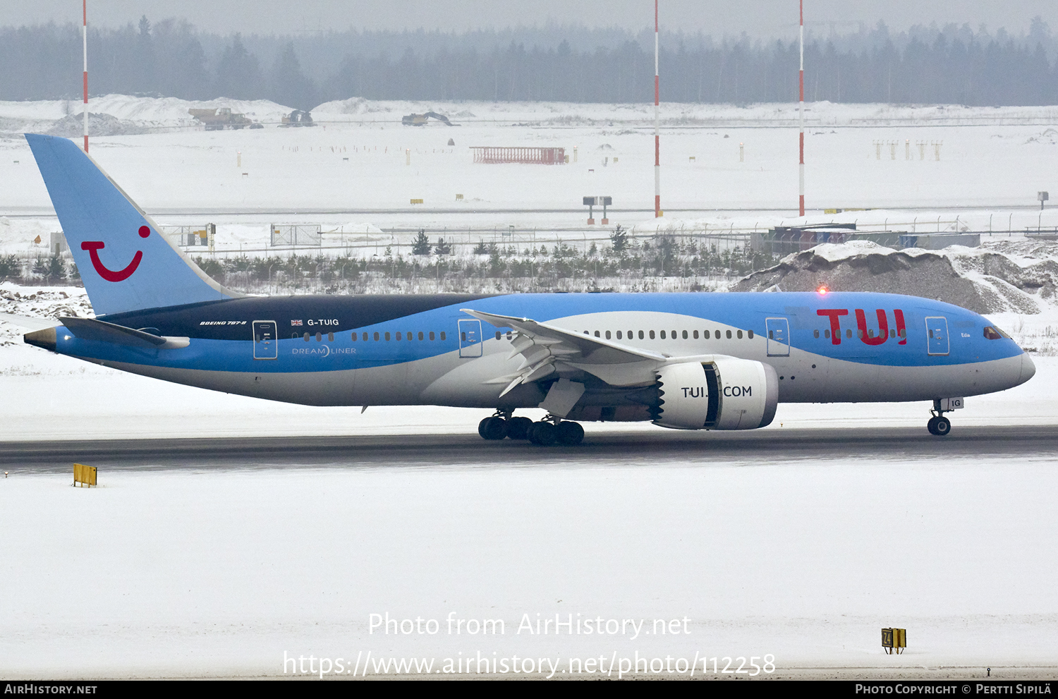 Aircraft Photo of G-TUIG | Boeing 787-8 Dreamliner | TUI | AirHistory.net #112258