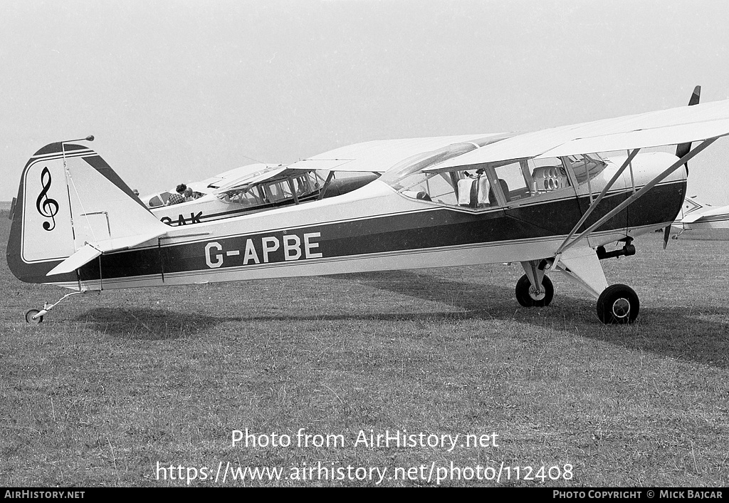 Aircraft Photo of G-APBE | Auster J Auster Mk5 Alpha | AirHistory.net #112408