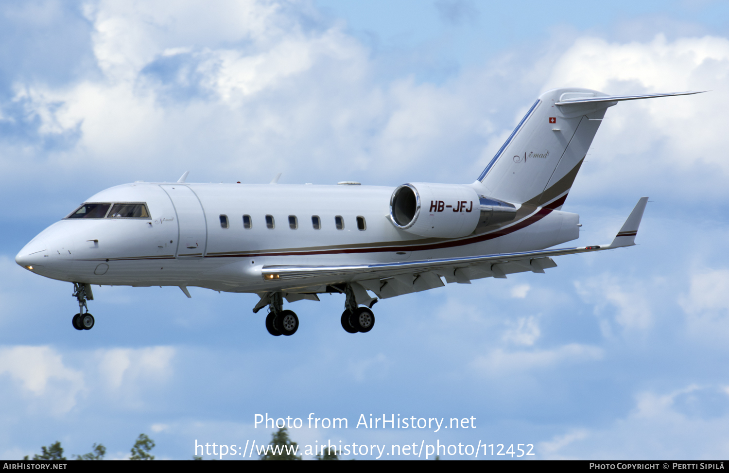 Aircraft Photo of HB-JFJ | Bombardier Challenger 604 (CL-600-2B16) | Nomad Aviation | AirHistory.net #112452