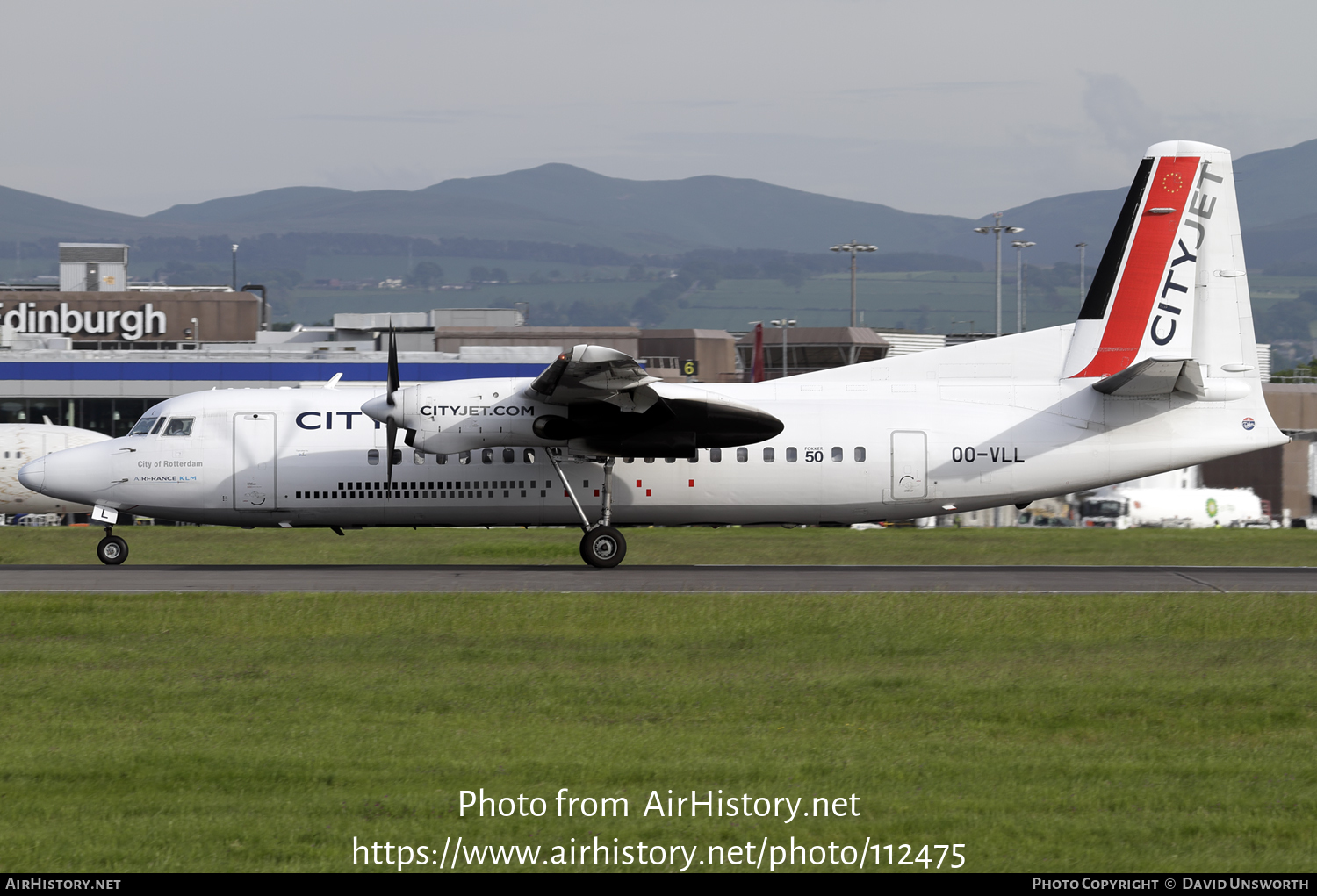 Aircraft Photo of OO-VLL | Fokker 50 | CityJet | AirHistory.net #112475