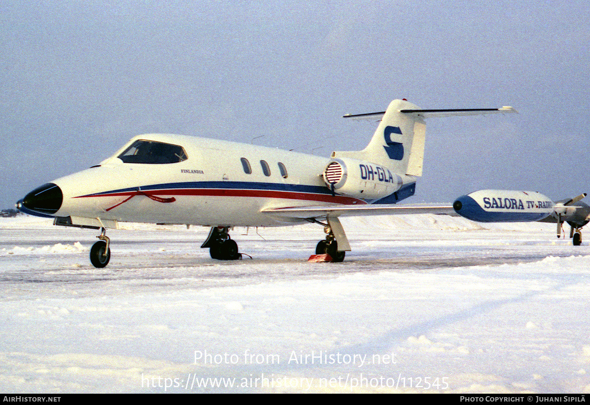 Aircraft Photo of OH-GLA | Gates Learjet 24D | Salora TV Radio | AirHistory.net #112545