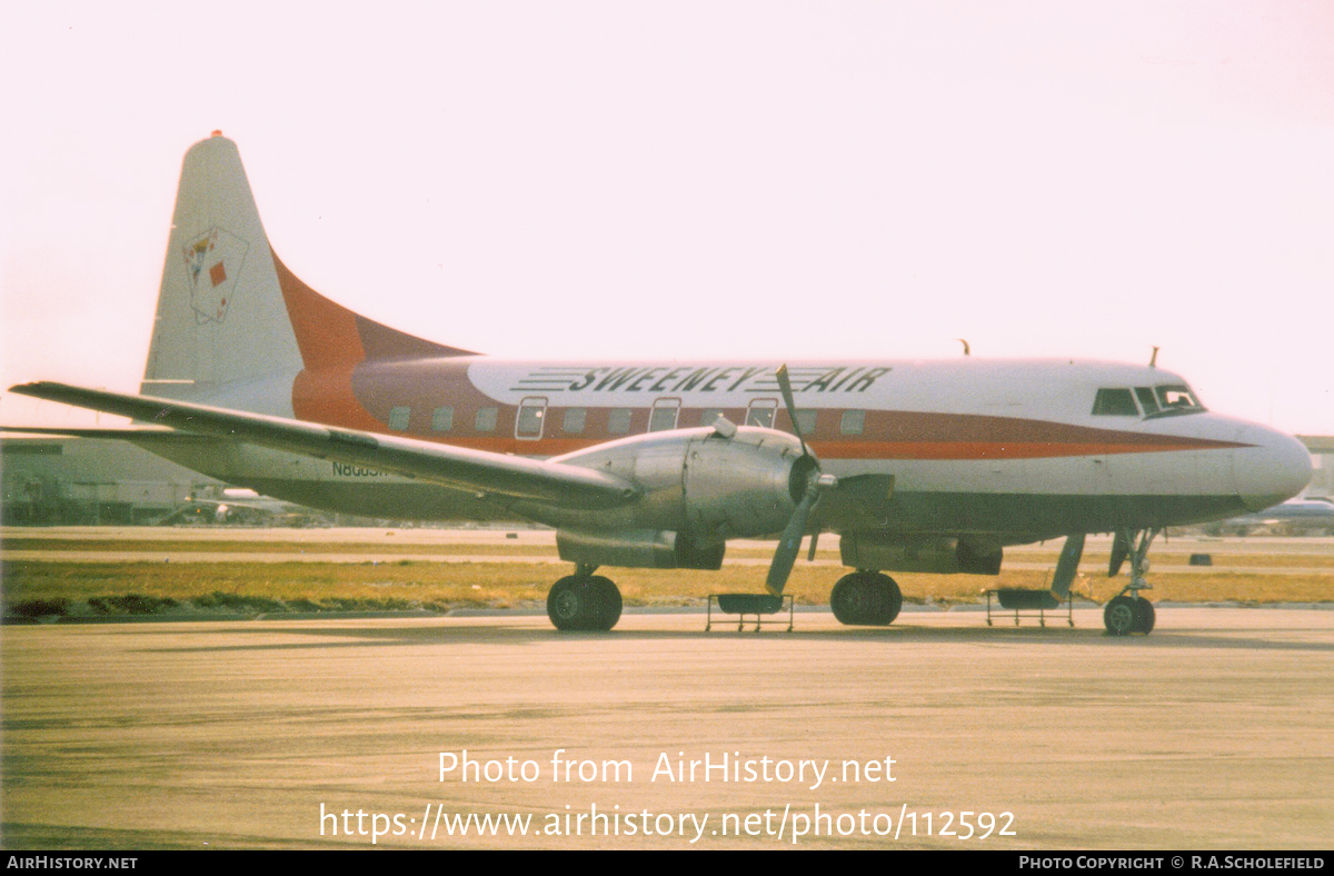 Aircraft Photo of N800SA | Convair 440-75 Metropolitan | Sweeney Air | AirHistory.net #112592