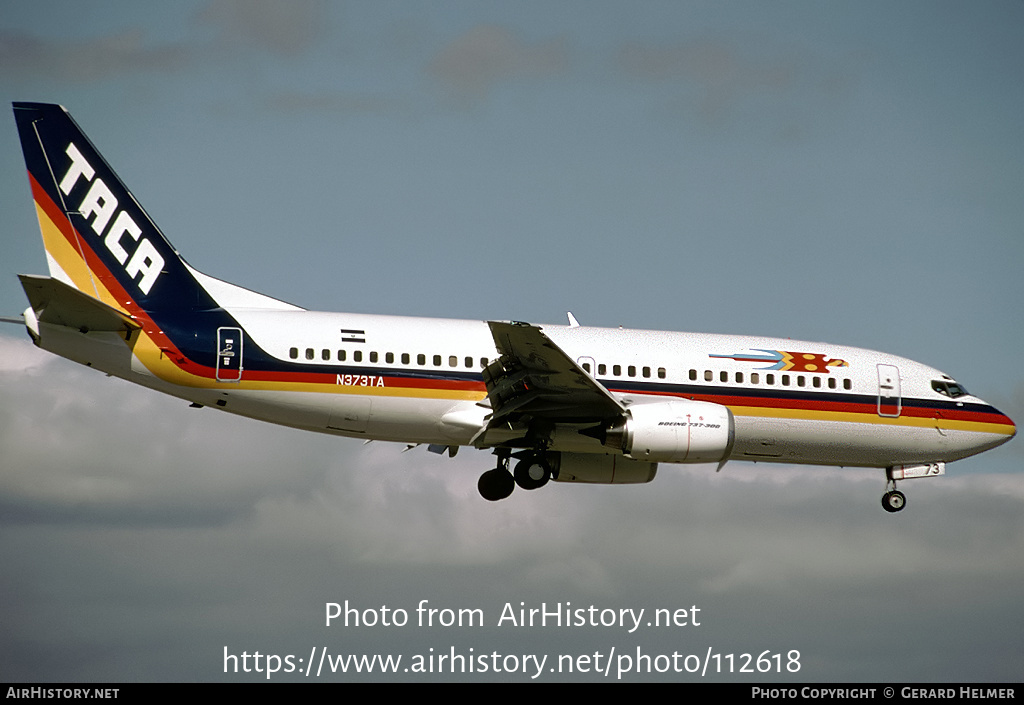 Aircraft Photo of N373TA | Boeing 737-3Q8 | TACA - Transportes Aéreos Centro Americanos | AirHistory.net #112618