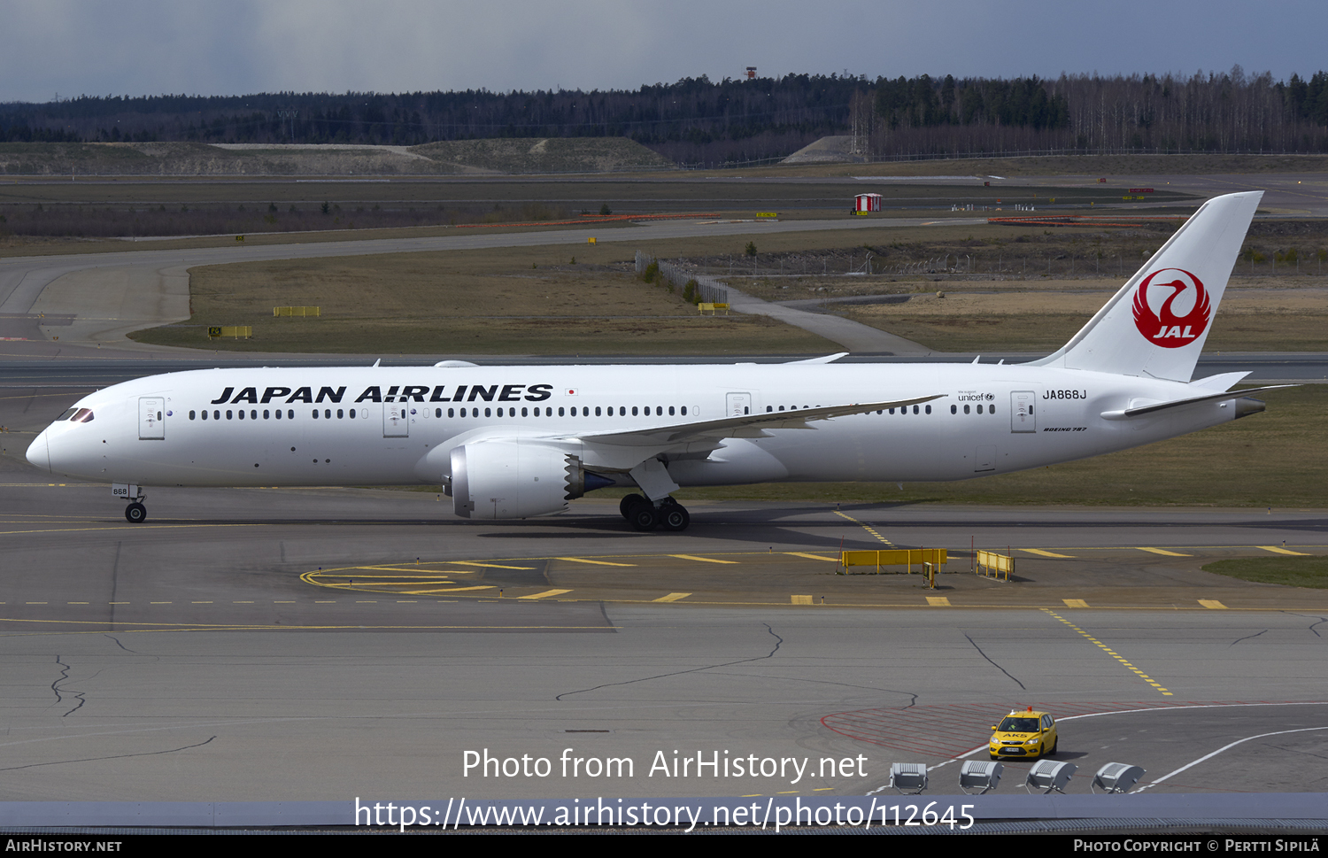 Aircraft Photo of JA868J | Boeing 787-9 Dreamliner | Japan Airlines - JAL | AirHistory.net #112645