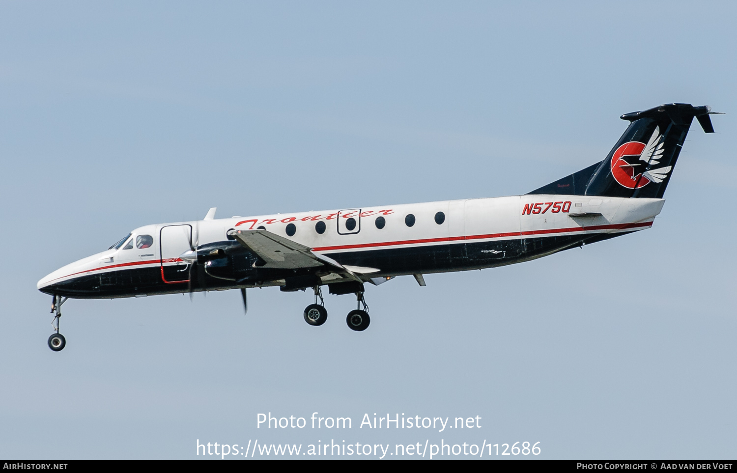 Aircraft Photo of N575Q | Beech 1900C-1 | Frontier Flying Service | AirHistory.net #112686