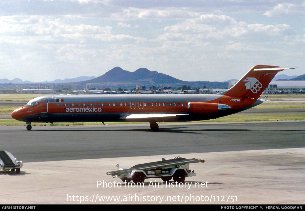 Aircraft Photo of N1003U | McDonnell Douglas DC-9-32 | AeroMéxico | AirHistory.net #112751