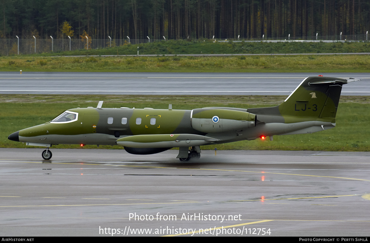 Aircraft Photo of LJ-3 | Gates Learjet 35A | Finland - Air Force | AirHistory.net #112754