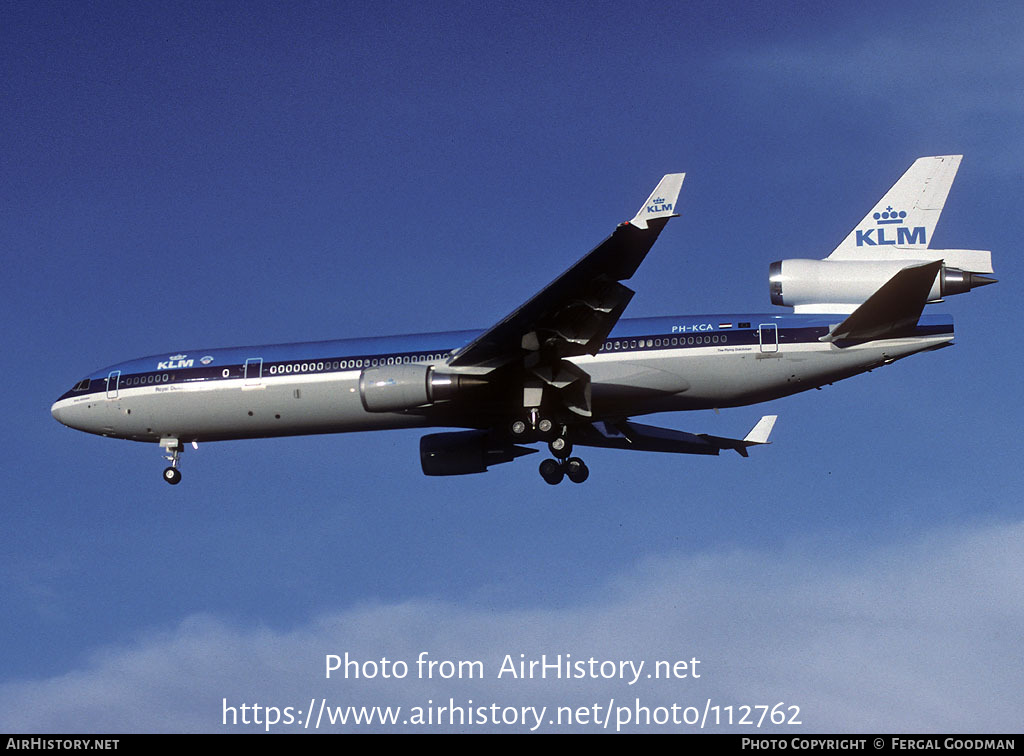 Aircraft Photo of PH-KCA | McDonnell Douglas MD-11 | KLM - Royal Dutch Airlines | AirHistory.net #112762