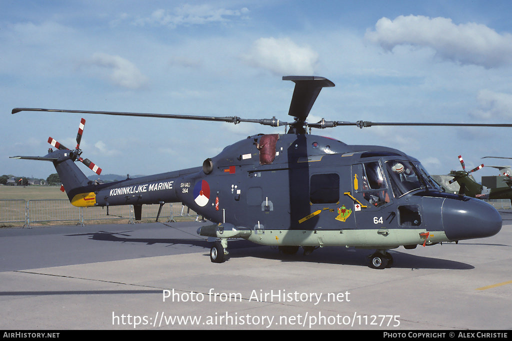 Aircraft Photo of 264 | Westland SH-14D Lynx (WG-13) | Netherlands - Navy | AirHistory.net #112775