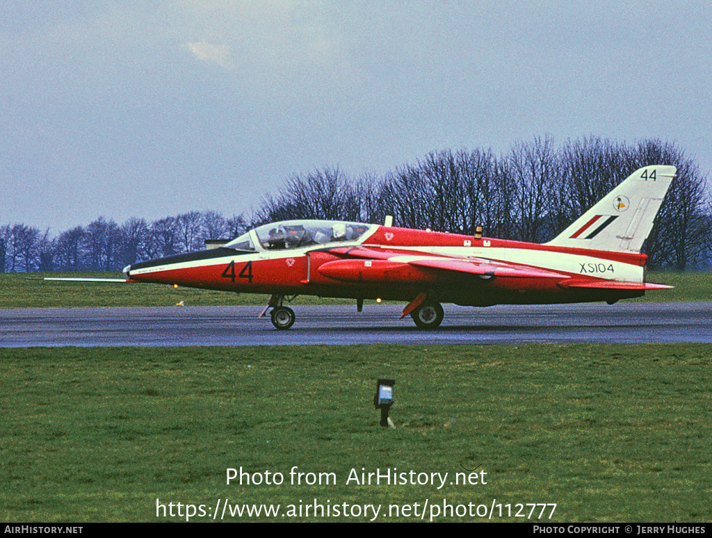 Aircraft Photo of XS104 | Hawker Siddeley Gnat T.1 | UK - Air Force | AirHistory.net #112777