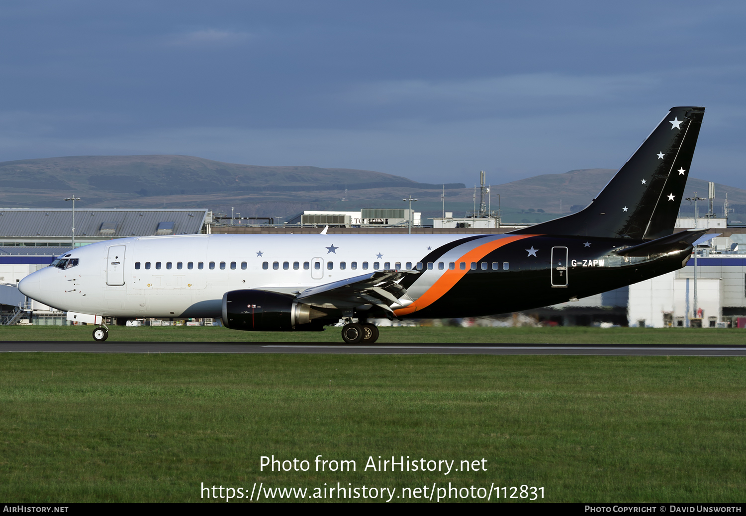 Aircraft Photo of G-ZAPW | Boeing 737-3L9(QC) | Titan Airways | AirHistory.net #112831