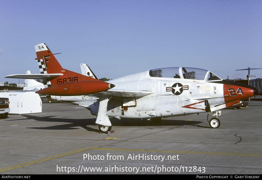 Aircraft Photo of 158318 | North American Rockwell T-2C Buckeye | USA - Navy | AirHistory.net #112843