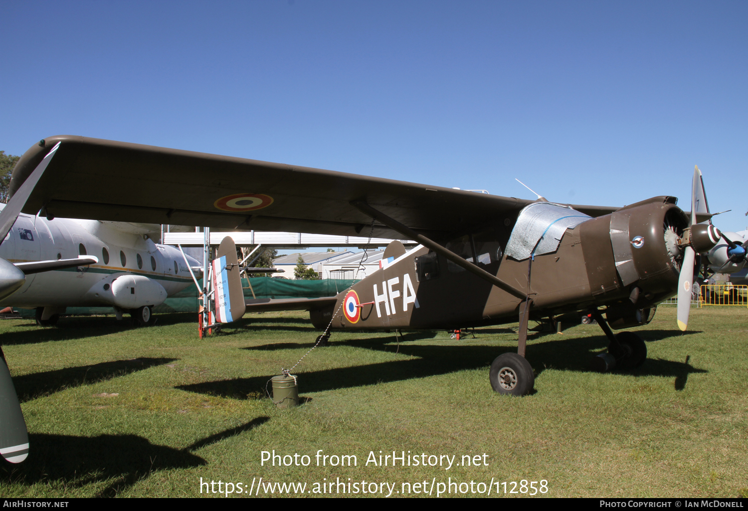 Aircraft Photo of VH-HFA / 295 | Max Holste MH.1521M Broussard | France - Army | AirHistory.net #112858