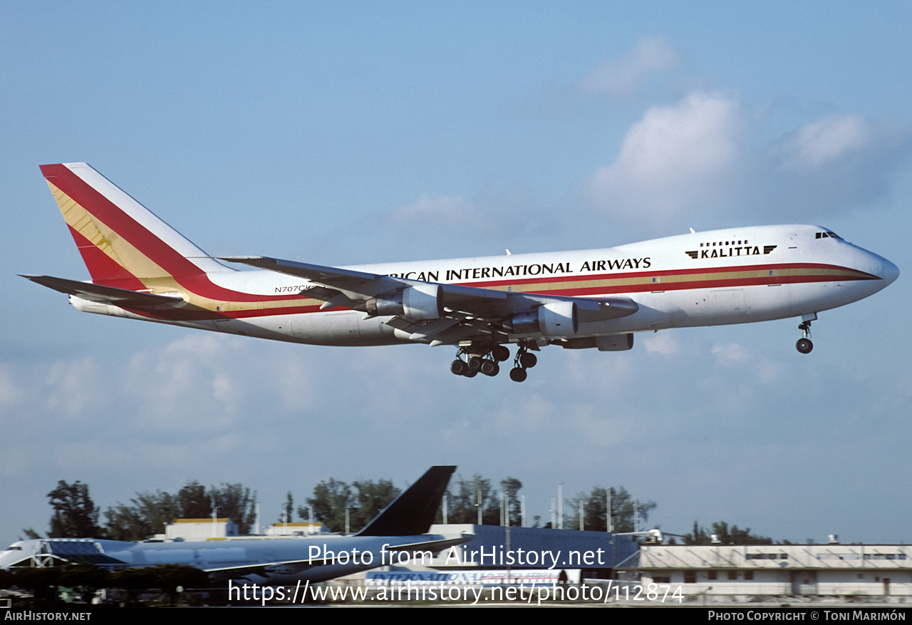 Aircraft Photo of N707CK | Boeing 747-269B(SF) | American International Airways | AirHistory.net #112874