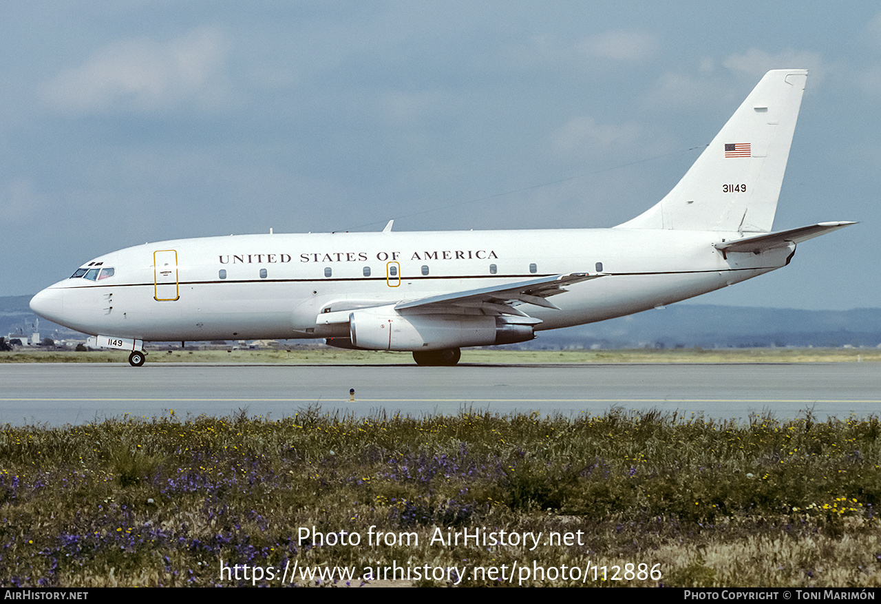 Aircraft Photo of 73-1149 / 31149 | Boeing CT-43A (737-253/Adv) | USA - Air Force | AirHistory.net #112886