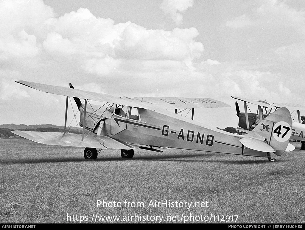 Aircraft Photo of G-ADNB | De Havilland D.H. 87B Hornet Moth | The Tiger Club | AirHistory.net #112917