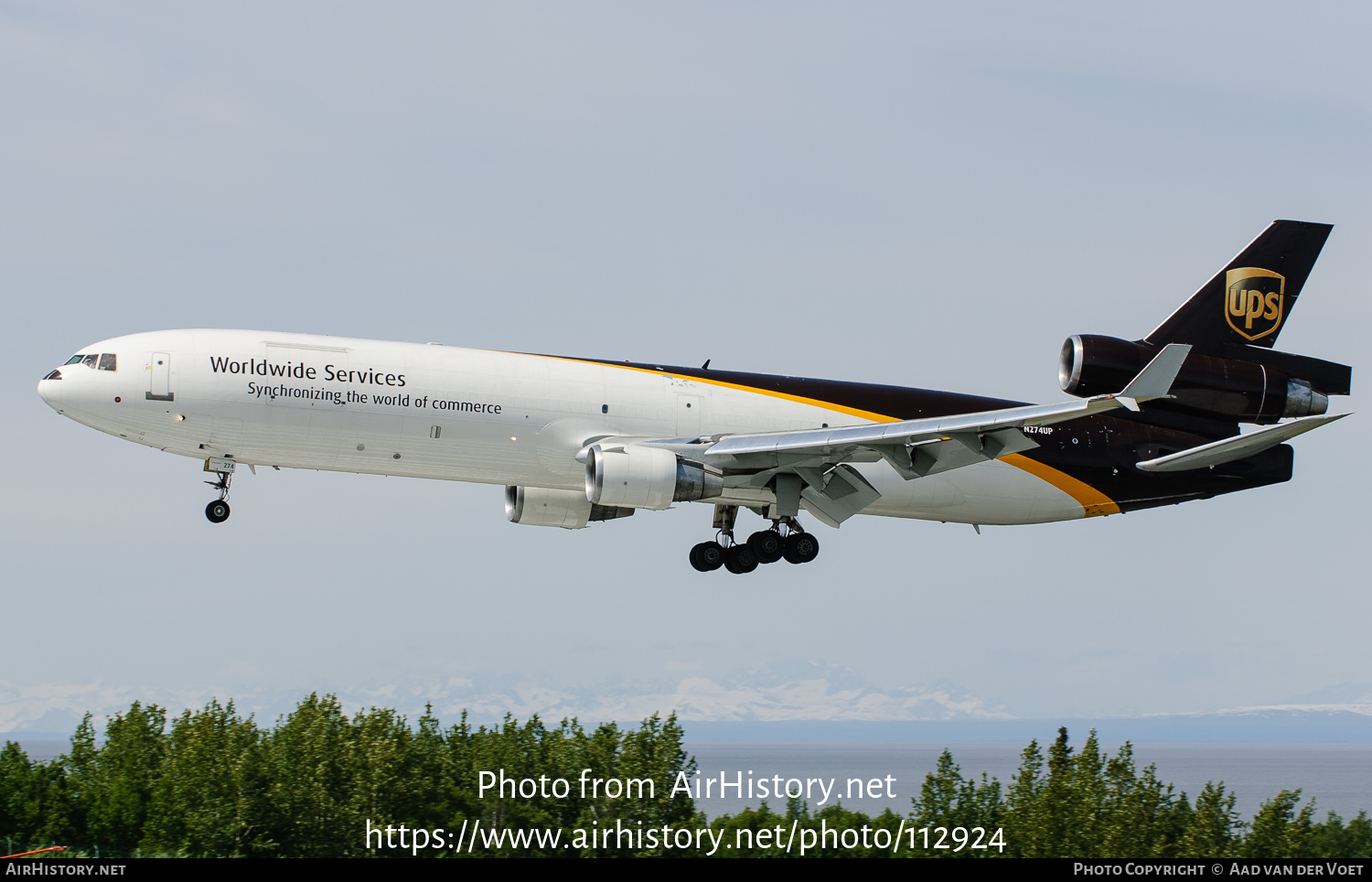 Aircraft Photo of N274UP | McDonnell Douglas MD-11/F | United Parcel Service - UPS | AirHistory.net #112924