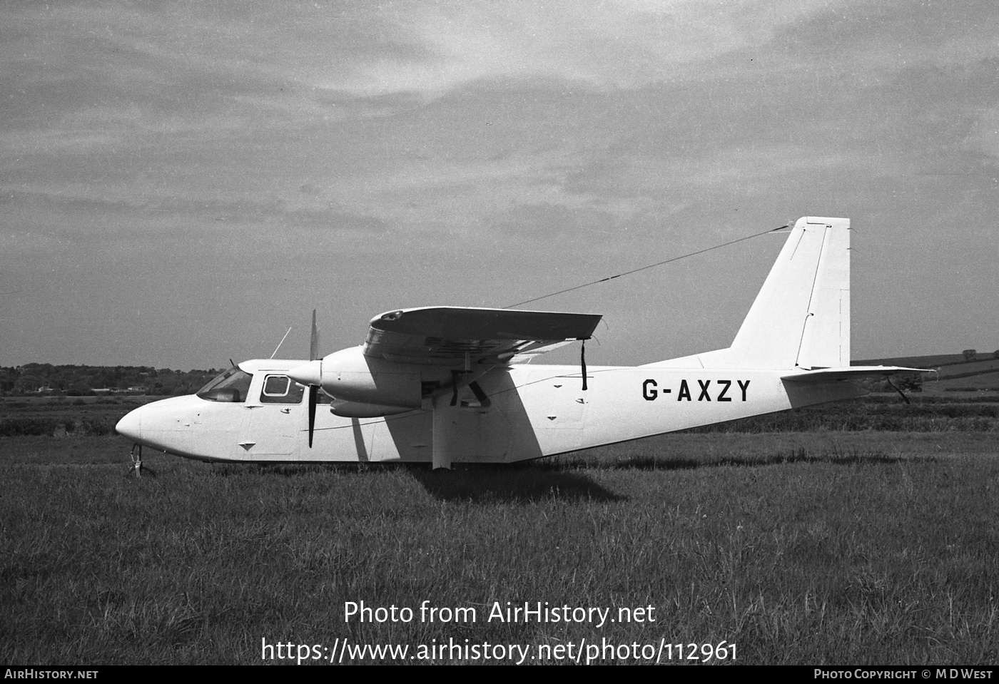 Aircraft Photo of G-AXZY | Britten-Norman BN-2A Islander | AirHistory.net #112961