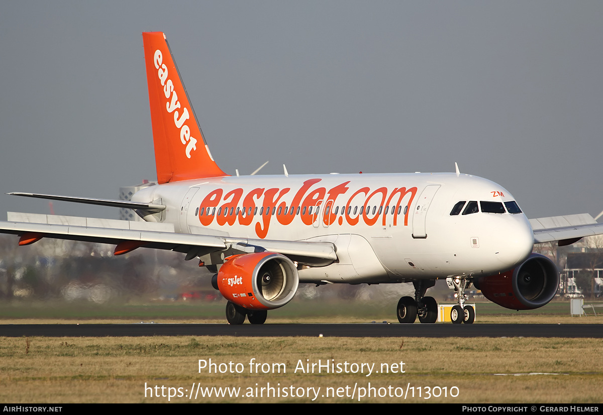 Aircraft Photo of HB-JZM | Airbus A319-111 | EasyJet | AirHistory.net #113010