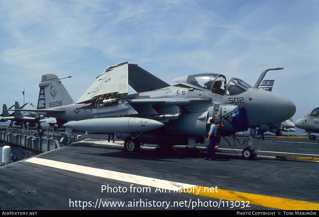 Aircraft Photo of 159316 | Grumman A-6E Intruder (G-128) | USA - Navy | AirHistory.net #113032