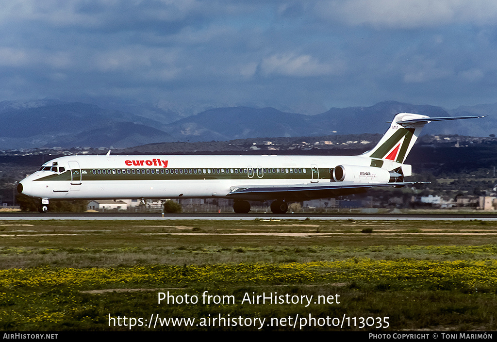 Aircraft Photo of EI-CMM | McDonnell Douglas MD-83 (DC-9-83) | Eurofly | AirHistory.net #113035