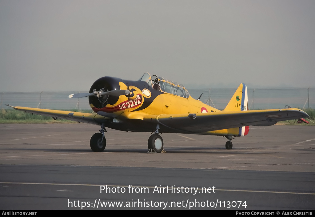 Aircraft Photo of F-AZBQ / 115-237 | North American T-6G Texan | France - Air Force | AirHistory.net #113074