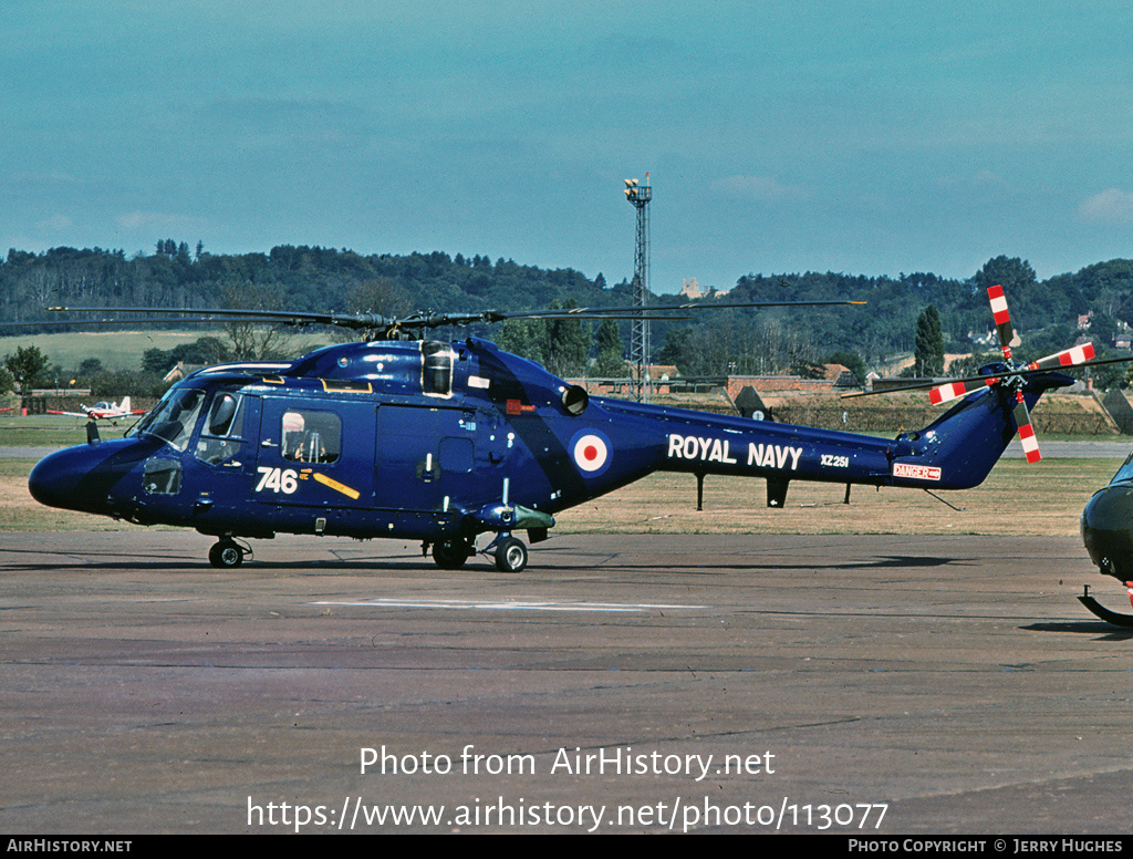 Aircraft Photo of XZ251 | Westland WG-13 Lynx HAS2 | UK - Navy | AirHistory.net #113077