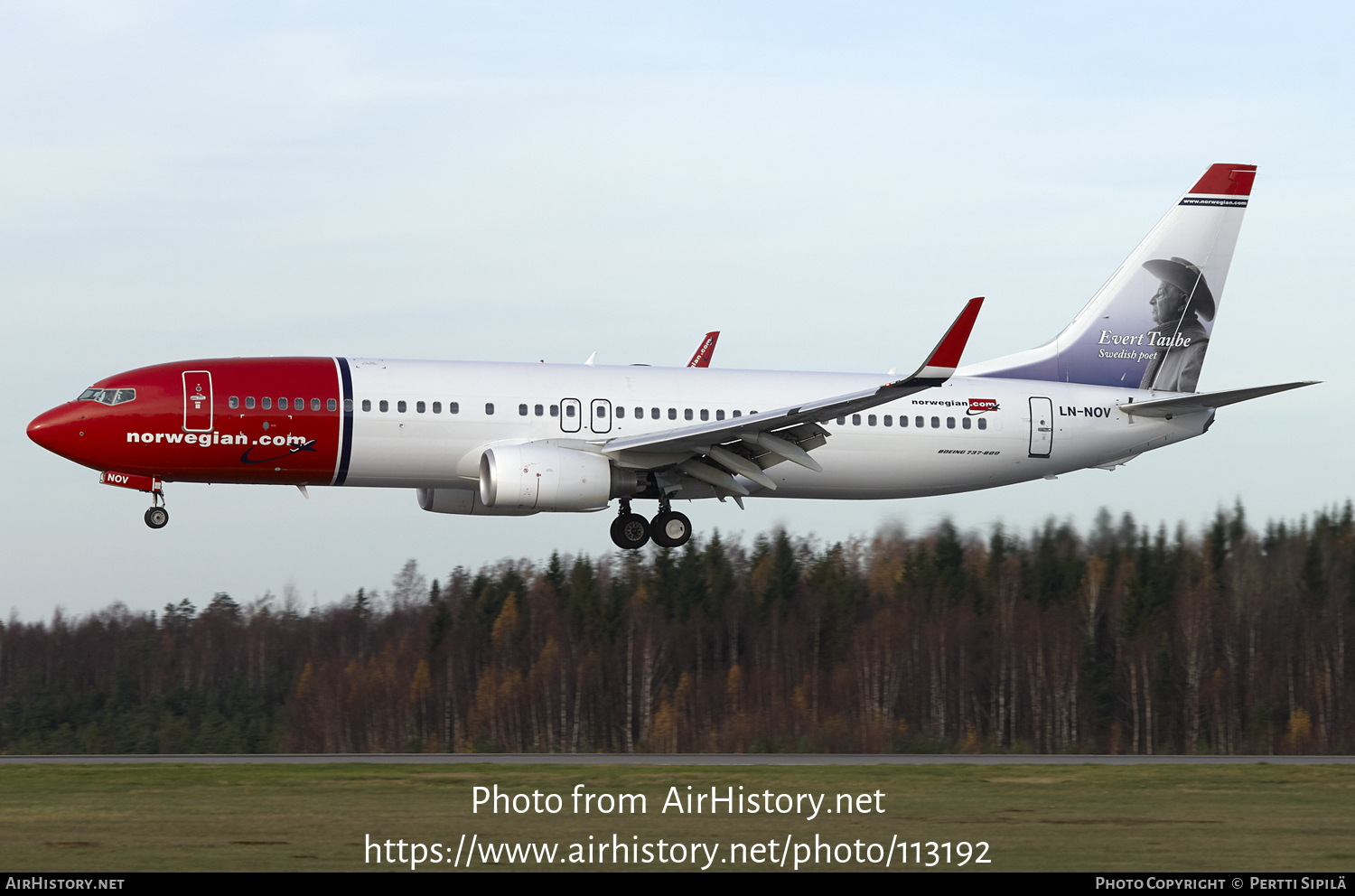 Aircraft Photo of LN-NOV | Boeing 737-8FZ | Norwegian | AirHistory.net #113192