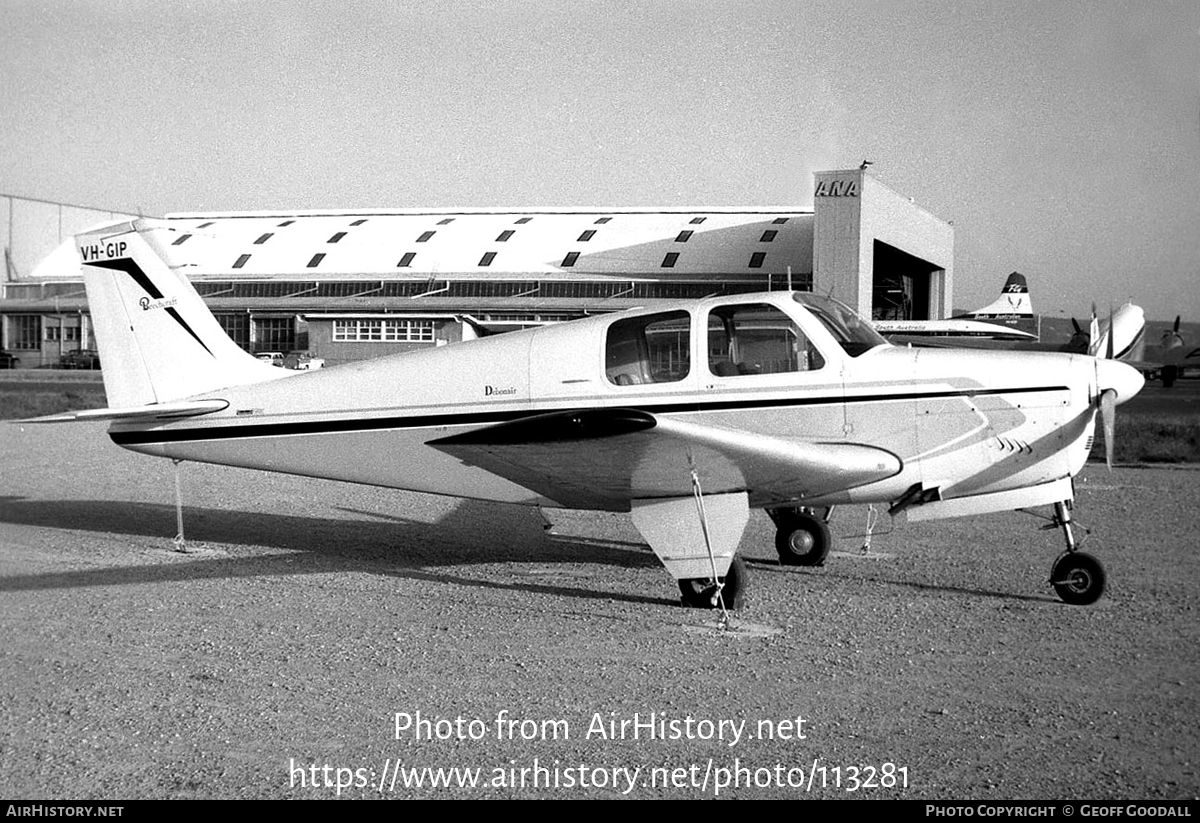 Aircraft Photo of VH-GIP | Beech B33 Debonair | AirHistory.net #113281