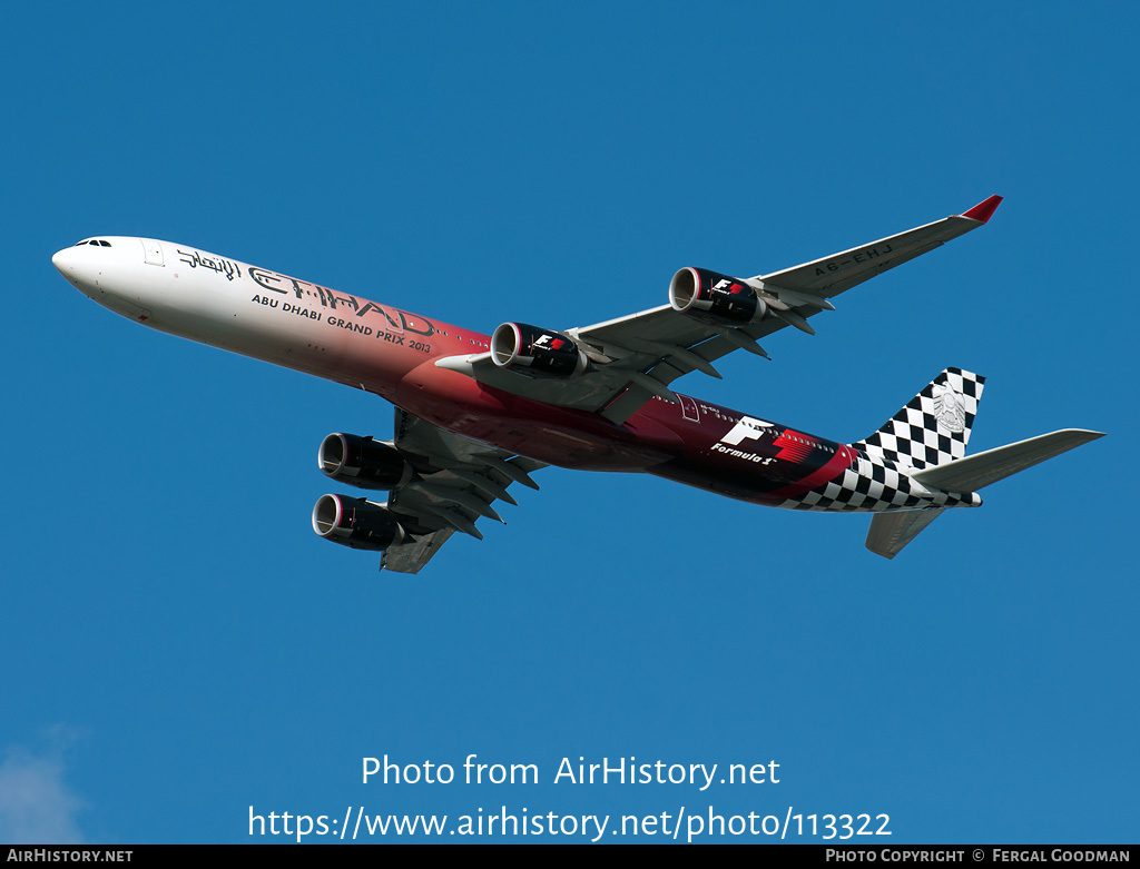 Aircraft Photo of A6-EHJ | Airbus A340-642 | Etihad Airways | AirHistory.net #113322