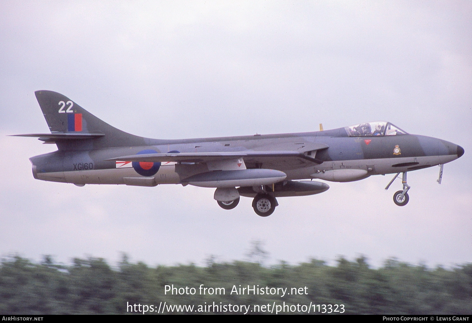 Aircraft Photo of XG160 | Hawker Hunter F6A | UK - Air Force | AirHistory.net #113323