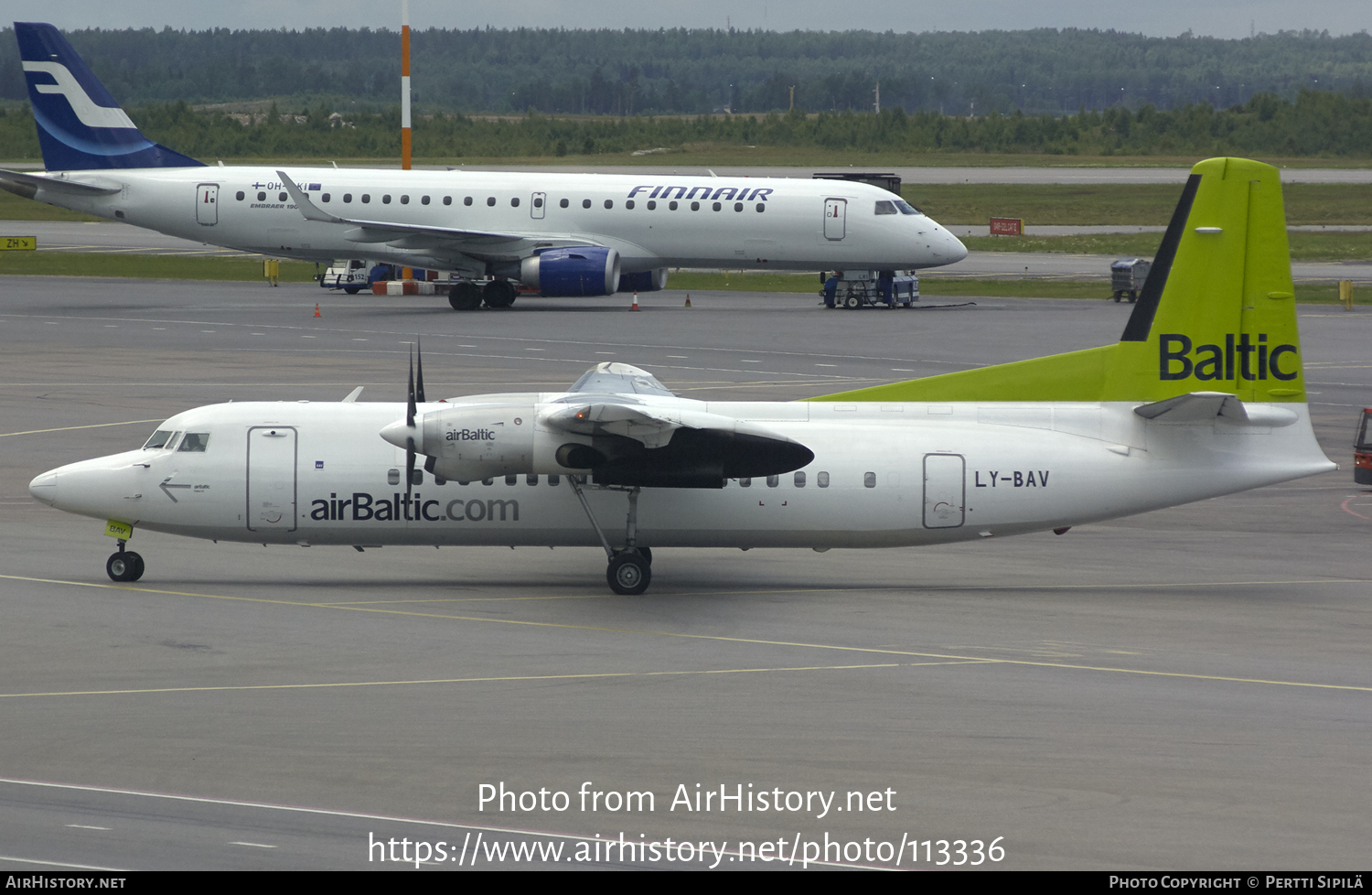 Aircraft Photo of LY-BAV | Fokker 50 | AirBaltic | AirHistory.net #113336