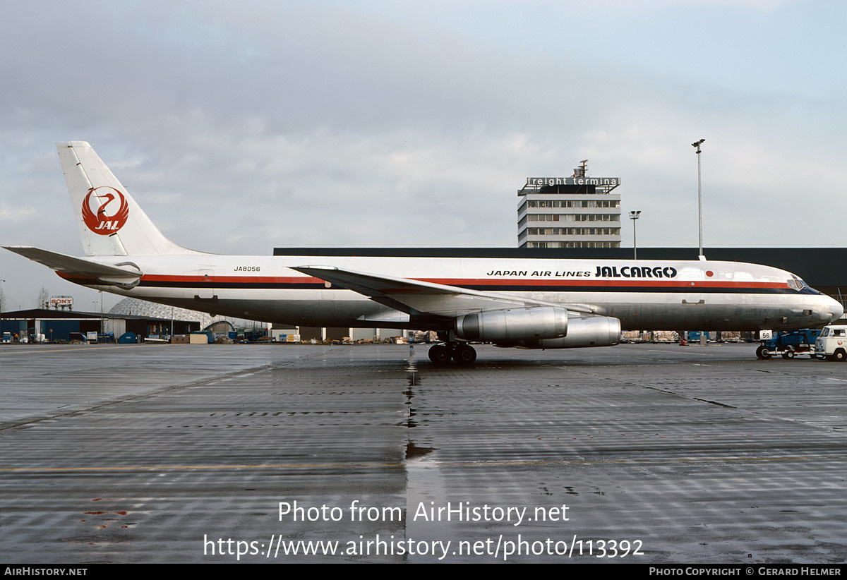 Aircraft Photo of JA8056 | McDonnell Douglas DC-8-62AF | Japan Air Lines - JAL Cargo | AirHistory.net #113392