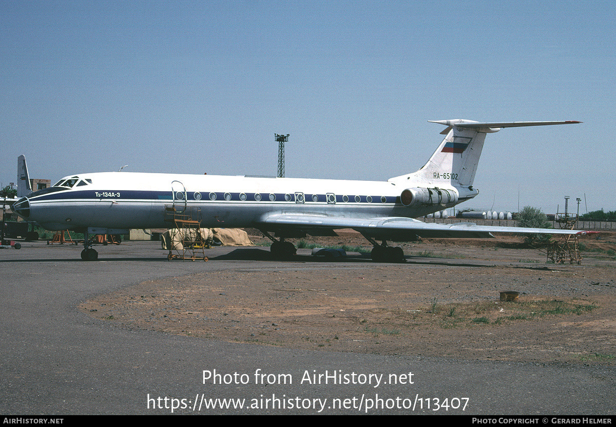 Aircraft Photo of RA-65102 | Tupolev Tu-134A-3 | Astrakhan Airlines | AirHistory.net #113407