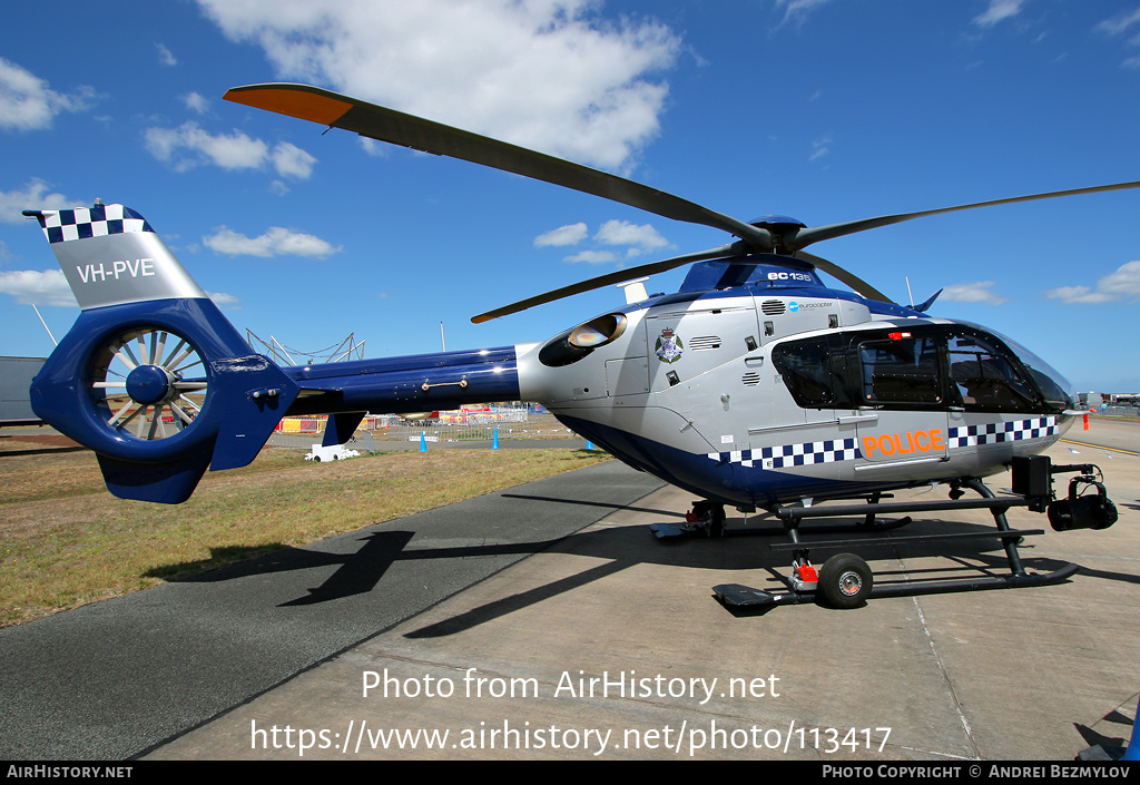 Aircraft Photo of VH-PVE | Eurocopter EC-135T-2+ | Victoria Police | AirHistory.net #113417