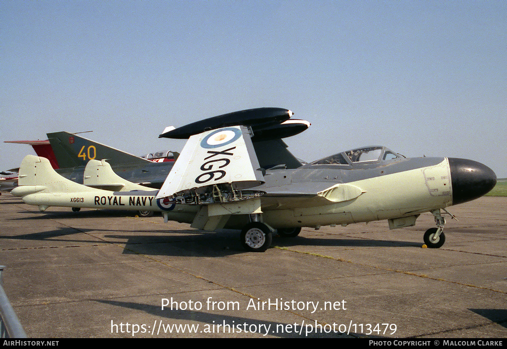 Aircraft Photo of XG613 | De Havilland D.H. 112 Sea Venom FAW21 | UK - Navy | AirHistory.net #113479