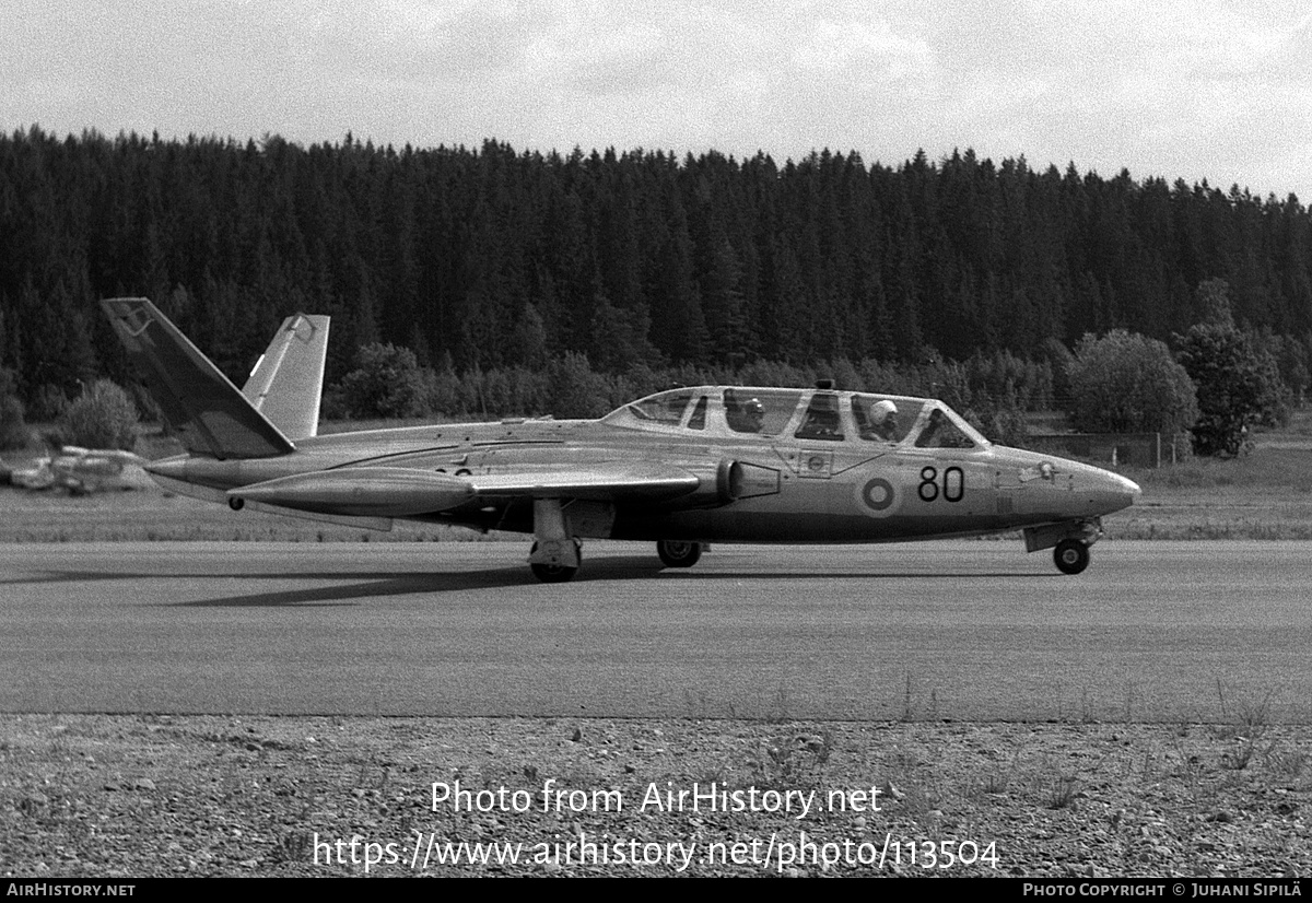 Aircraft Photo of FM-80 | Fouga CM-170R Magister | Finland - Air Force | AirHistory.net #113504