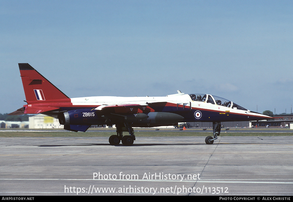 Aircraft Photo of ZB615 | Sepecat Jaguar T2A | UK - Air Force | AirHistory.net #113512