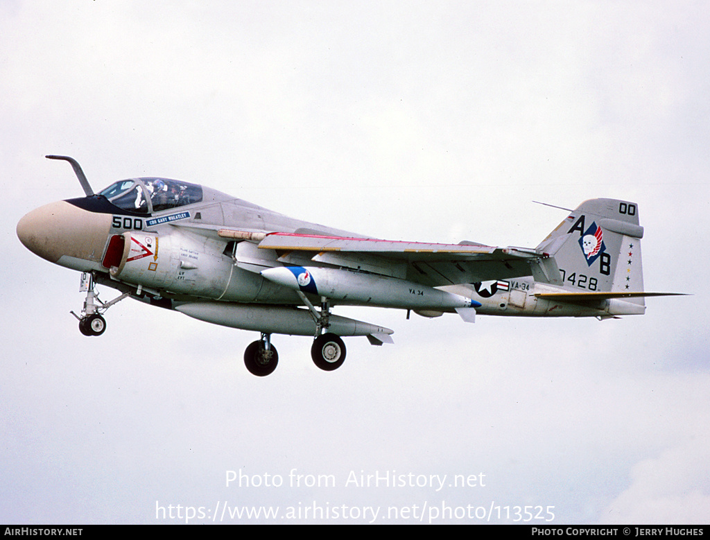 Aircraft Photo of 160428 | Grumman A-6E Intruder (G-128) | USA - Navy | AirHistory.net #113525