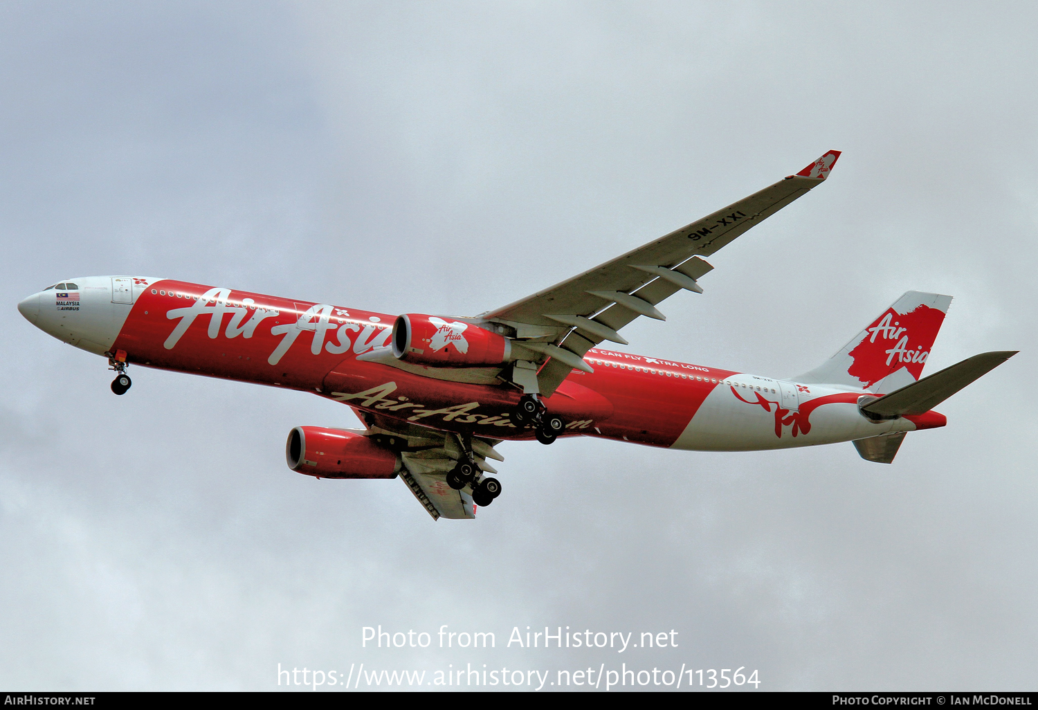 Aircraft Photo of 9M-XXI | Airbus A330-343E | AirAsia X | AirHistory.net #113564